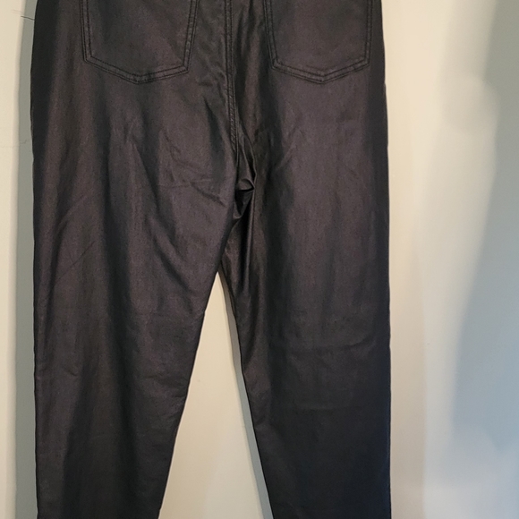 Missguided high waisted (paperbag) coated jeans/pants - Picture 5 of 8